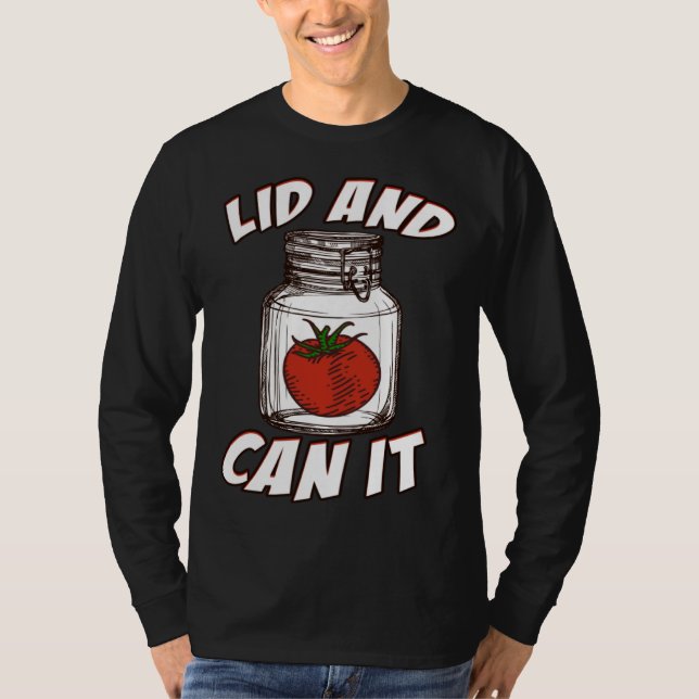 Camiseta Lid And Can It Vinegar Condiment (Anverso)