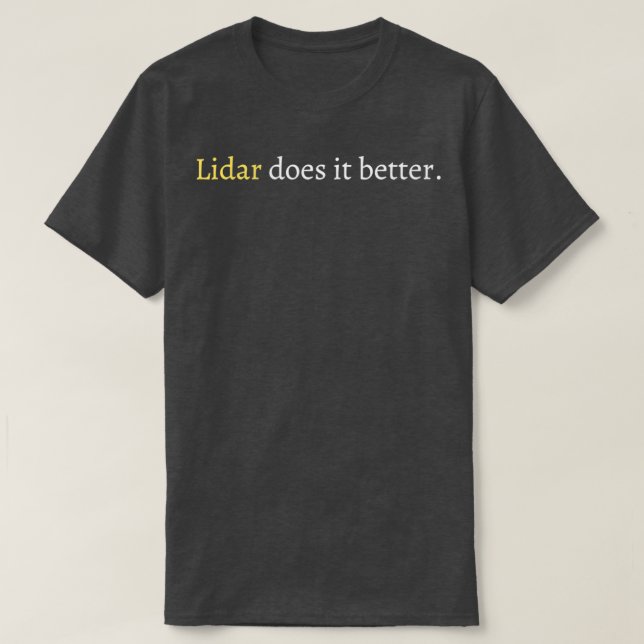 Camiseta Lidar lo hace mejor (Diseño del anverso)