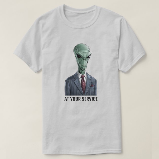 Camiseta Líder alienígena (Diseño del anverso)