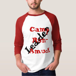 Camiseta Líder Amuck funcionado con campo Geeky divertido