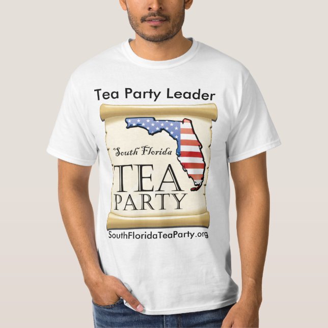Camiseta Líder de fiesta del té (Anverso)