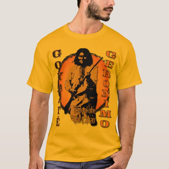 Camiseta Líder de Geronimo Bedonkohe Chiricahua (Anverso)