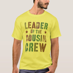 CAMISETA LÍDER DE LA TÍA DIVERTIDA DE LA TRIPULACIÓN DE PRI
