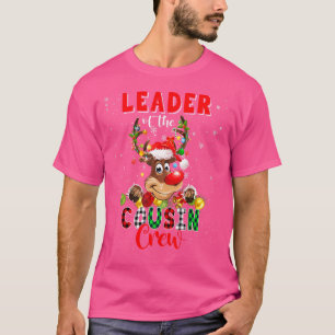 Camiseta Líder De La Tripulación De Primos Xmas Ornamentos 