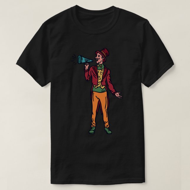 Camiseta Líder del anillo del ejecutor del circo (Diseño del anverso)