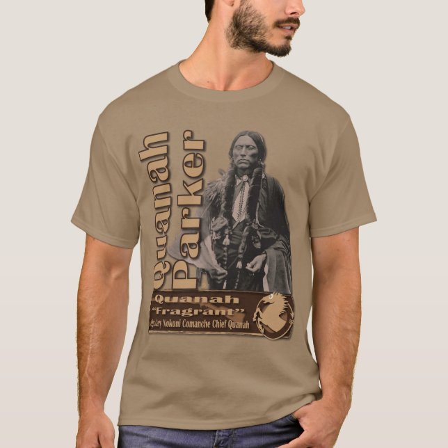 Camiseta Líder del Comanche de Quanah Parker Nokoni (Anverso)