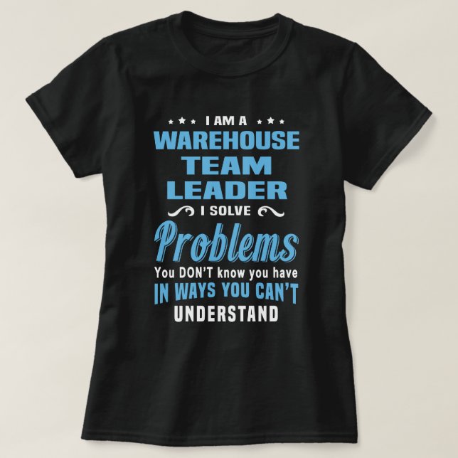 Camiseta Líder del equipo de almacén (Diseño del anverso)