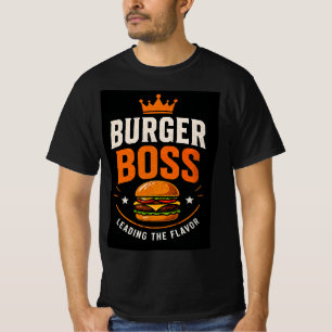 Camiseta 👑 Líder del equipo del restaurante Burger Boss Gr