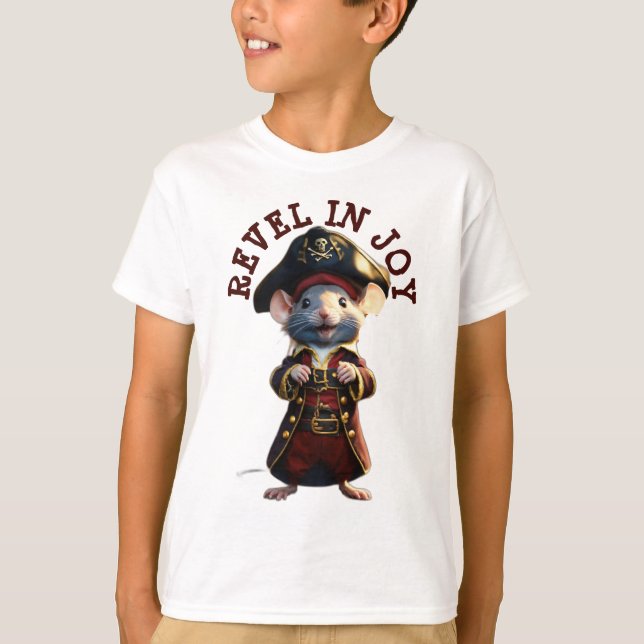 Camiseta Líder del ratón pirata: Edición de dominación mund (Anverso)