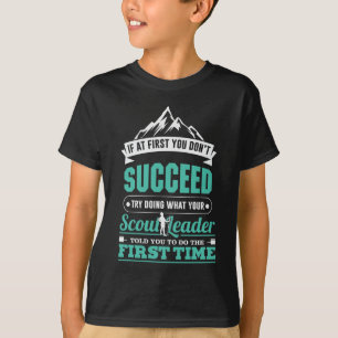 Camiseta Líder del Scout de Camping Gift