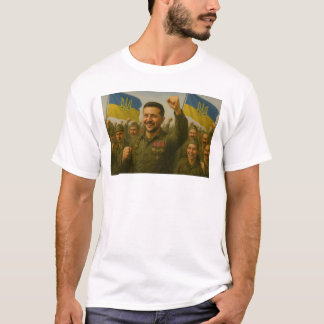 Camiseta Líder ucraniano inspira unidad militar