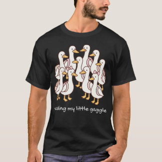Camiseta Liderando a mi pequeño grupo de estudiantes Ganso