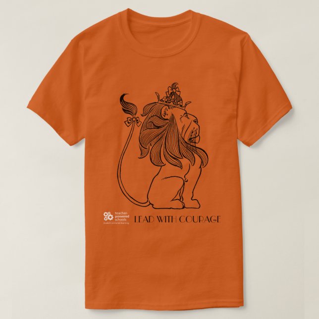 Camiseta Liderar con Coraje (Diseño del anverso)