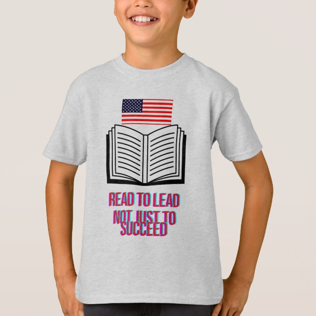 CAMISETA LIDERAR MEDIANTE LA LECTURA (Anverso)