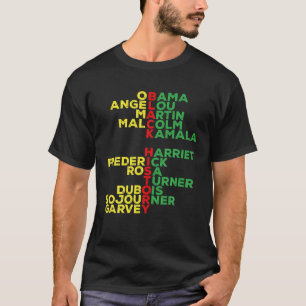 Camiseta Líderes del Mes de la Historia Negra Hombres Mujer