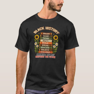 Camiseta Líderes del Mes de la Historia Negra Maestro Afro