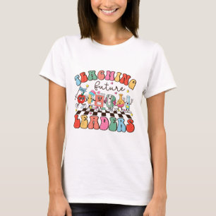 Camiseta Lideres Futuros de la Enseñanza Retro Profesor Gro