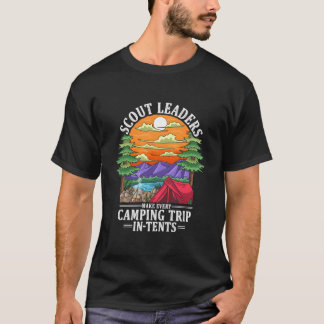 Camiseta Líderes Scout Hacen Cada Camping En Tiendas Sco