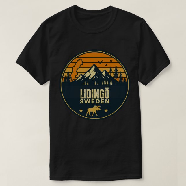 Camiseta Lidingö, Suecia Sverige (Diseño del anverso)