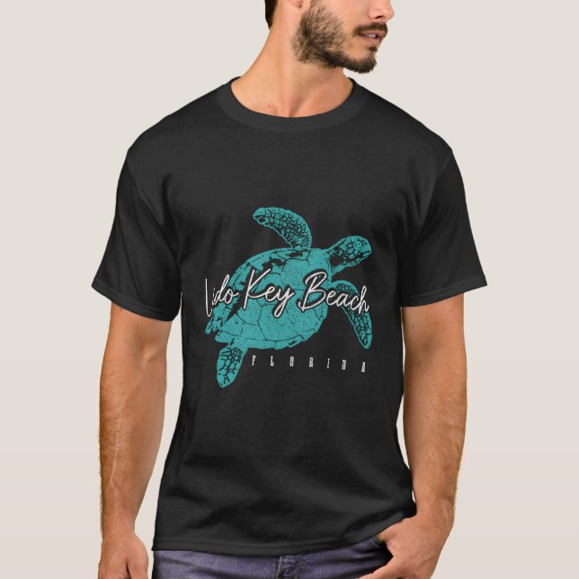 Camiseta Lido Key Beach Florida Fl Sea Turve Scuba Buceo (Anverso)