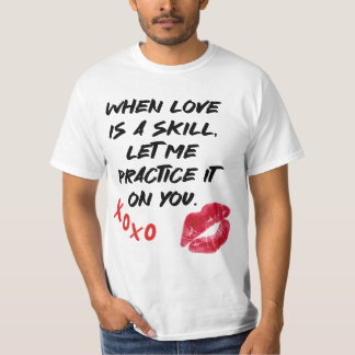 Camiseta Liebe Spruch Fähigkeit Valentinstag