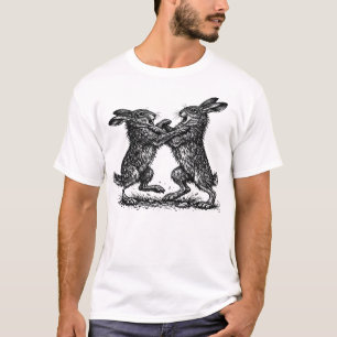 Camiseta Liebre Boxeadoras – Duelo Embrujado en Bosque de T