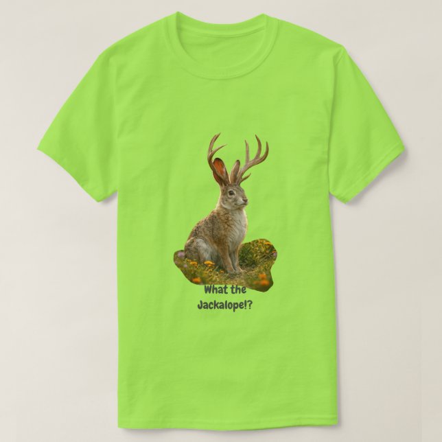 Camiseta Liebre de cuernos  (Diseño del anverso)