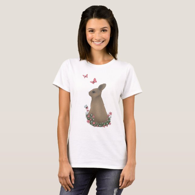 Camiseta Liebre en el trébol (Anverso completo)