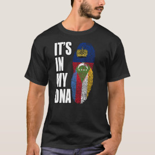 Camiseta Liechtenstein Y Comoran Mezclan La Bandera Del Pat