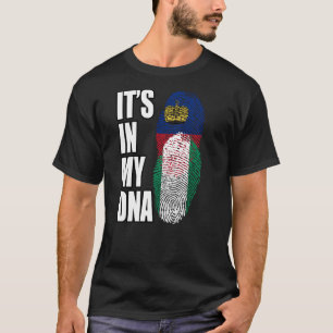Camiseta Liechtenstein Y Nigeria Mezclan Bandera Del Patrim