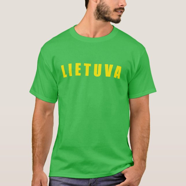 Camiseta Lietuva (Anverso)