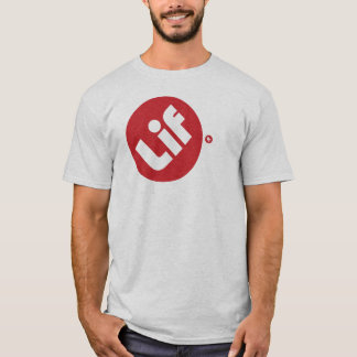 Camiseta Lif. Círculo inclinado.