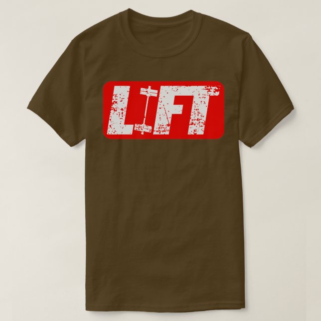Camiseta LIF Halterofilia Gimnasio Gimnasio Gimnasio Barbel (Diseño del anverso)