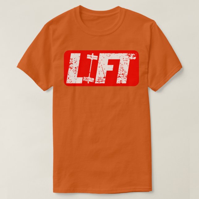 Camiseta LIF Halterofilia Gimnasio Gimnasio Gimnasio Barbel (Diseño del anverso)