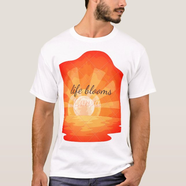 Camiseta Life Blooms (Anverso)