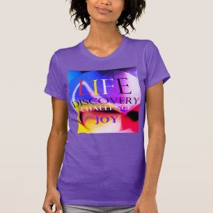 Camiseta "Life Discovery Challenge" Magenta amarillo Rojo A