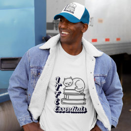 Camiseta LIFE Essentials Word Art | Amantes de los Libros y