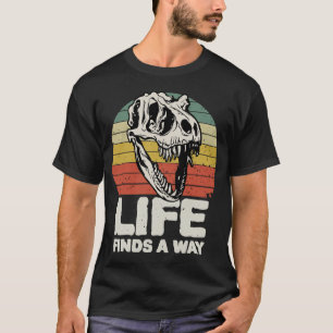 Camiseta Life Finds a Way Jurassic Meme Fossil T-Shirt