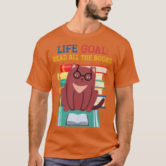 Camiseta Life Goal Read All Books