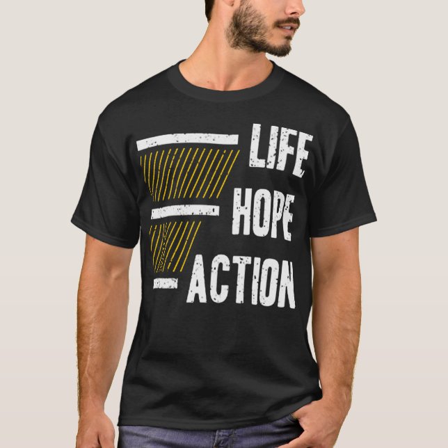 Camiseta Life hope action (Anverso)
