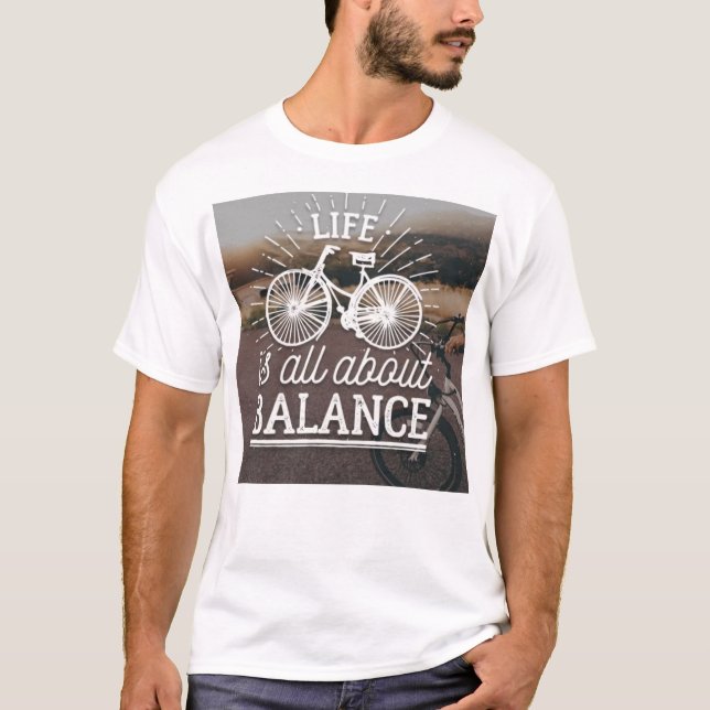 Camiseta Life Is About Balance  (Anverso)