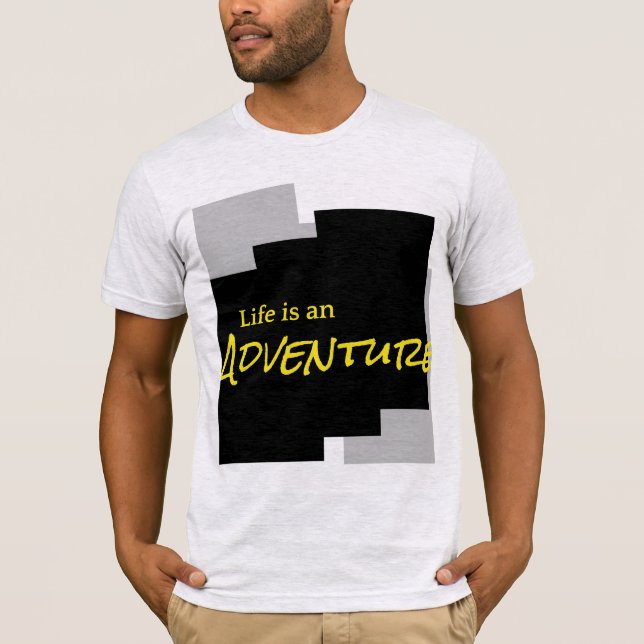 Camiseta Life is an adventure  (Anverso)