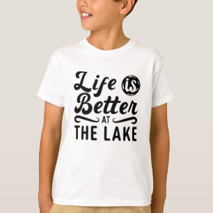 Camiseta Life Is Better At The Lake Wakeboarding Wakeboard