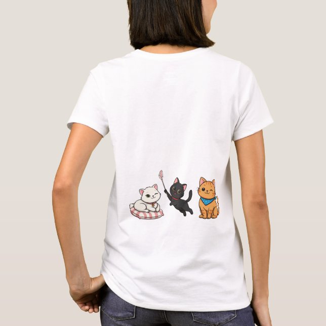 Camiseta Life Is Better With a Cat! (Reverso)