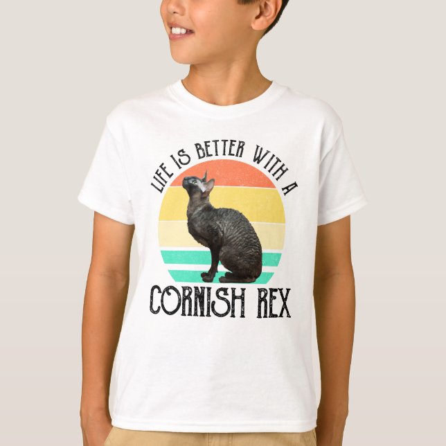 Camiseta Life Is Better With A Cornish Rex (Anverso)