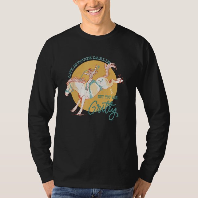 Camiseta Life Is Tough Darling But You Are Gritty Quote (Anverso)