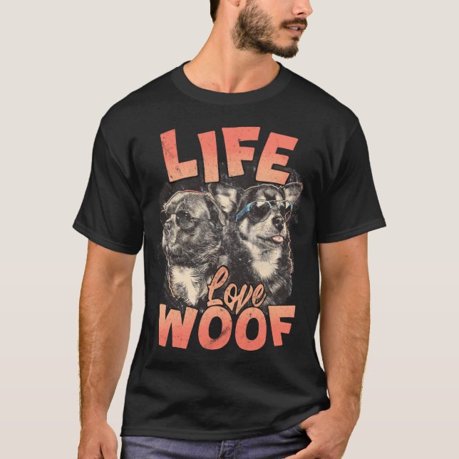 Camiseta Life Love Woof (Anverso)
