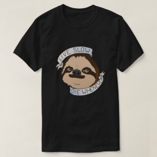 Camiseta Life Motto Sloth