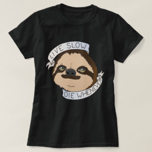 Camiseta Life Motto Sloth