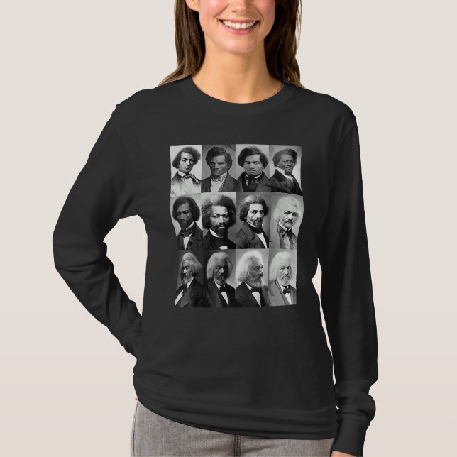 Camiseta Life Of Frederick Douglass Shirt-Retro Black Histo (Anverso)
